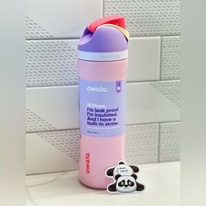 NEW Owala 24oz FreeSip Stainless Steel Water Bottle - Blossom Bunny